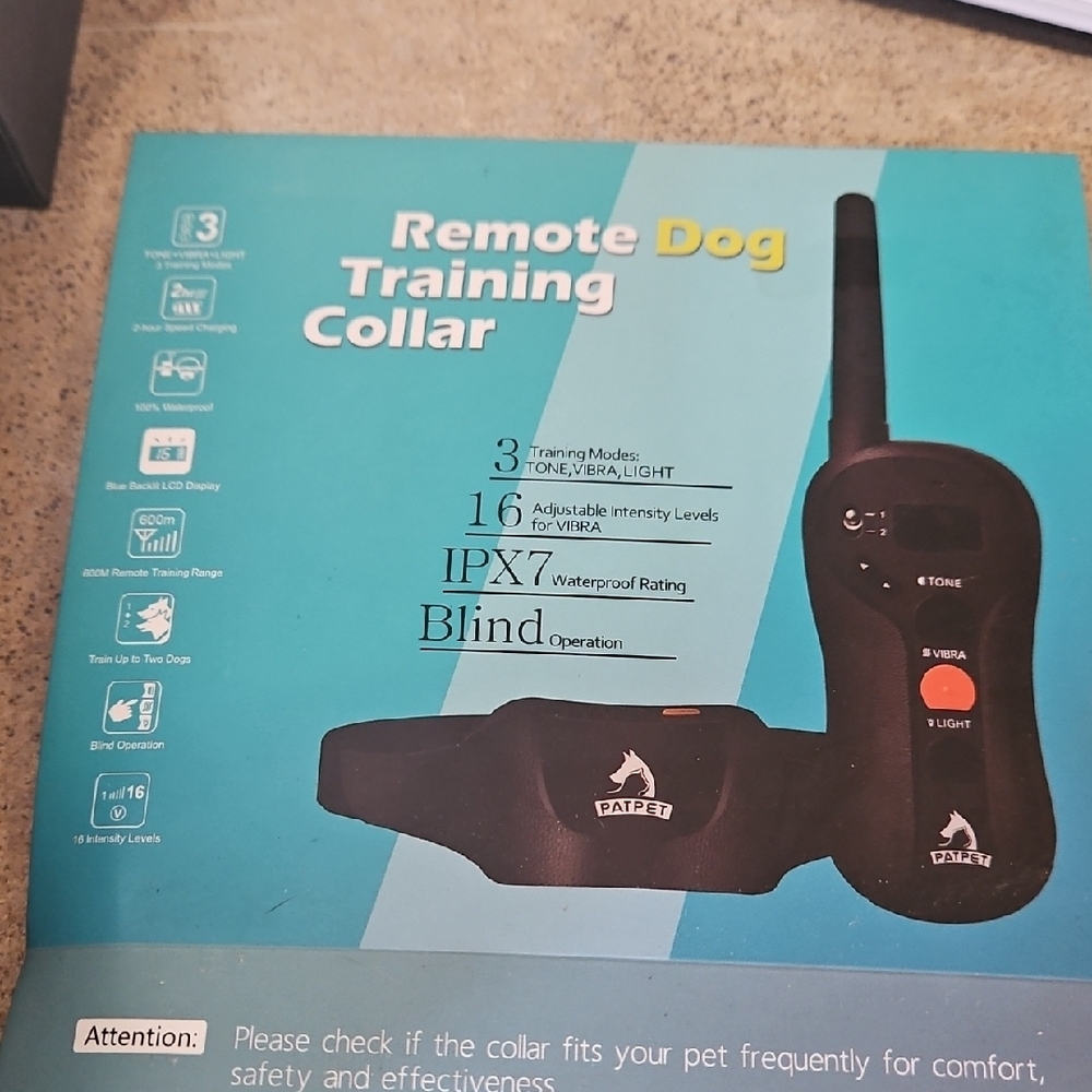 Remote Dog Training Collar - Black